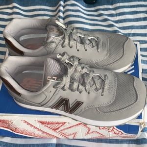 Nib New Balance 574 Pennant Grey and Rose Gold